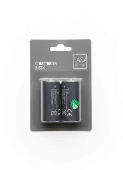 C Batterier - 2 stk.