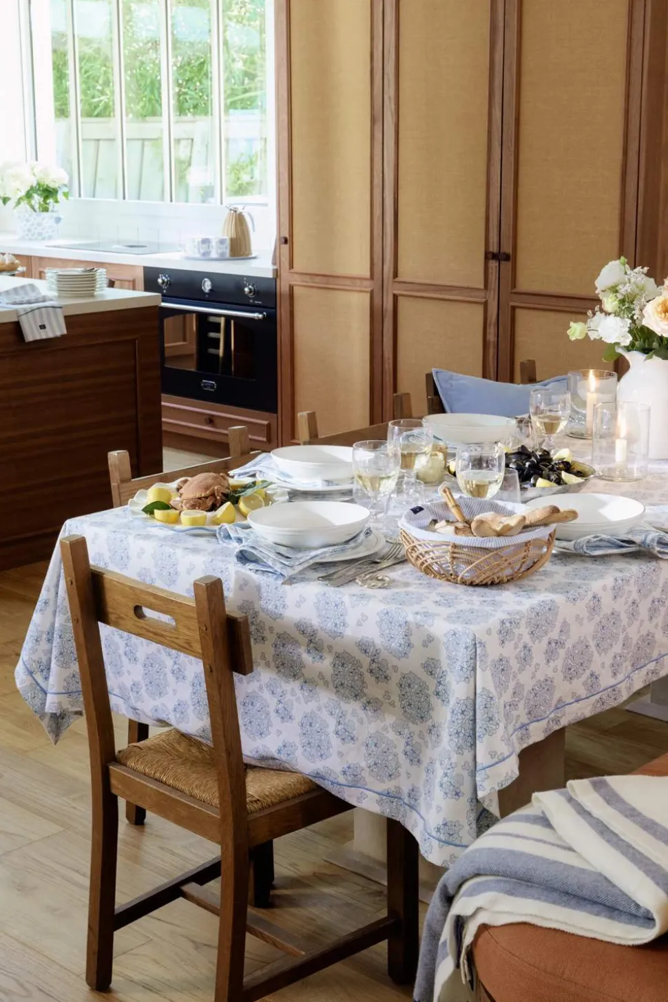 Costal Bloom Plaid