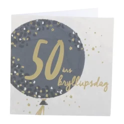 Kort - 50 års Bryllupsdag