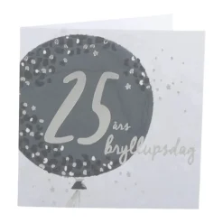 Kort - 25 års Bryllupsdag