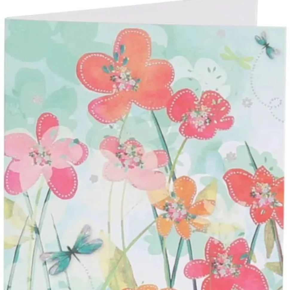 Kort Lyserøde Blomster