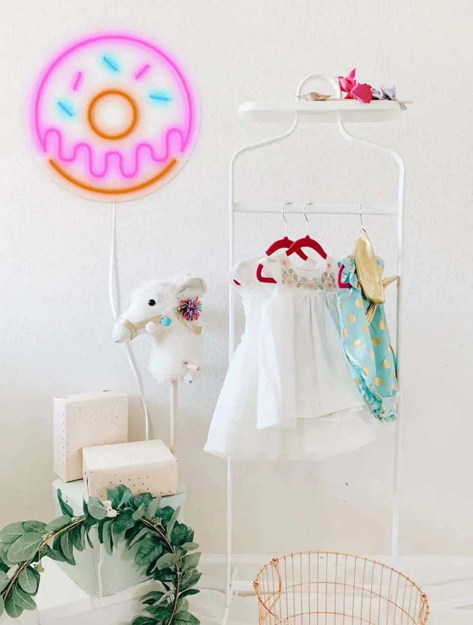 Neon LED Lampe - Donut