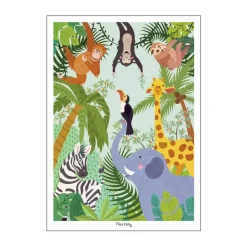 Plakat - Jungledyrene