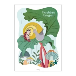 Plakat - Mariehønen Evigglad