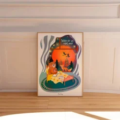 Plakat - Solen er så rød, mor