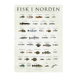 plakat - Fisk i Norden