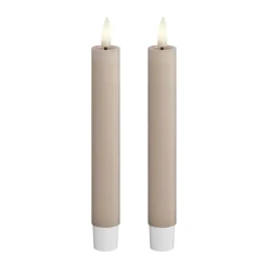 Real Flame LED Kronelys - 2 stk.
