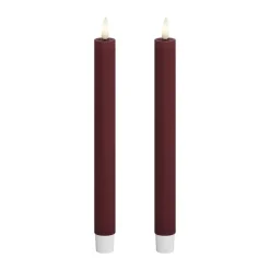 Real Flame LED Kronelys - 2 stk.