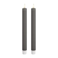Real Flame LED Kronelys - 2 stk.