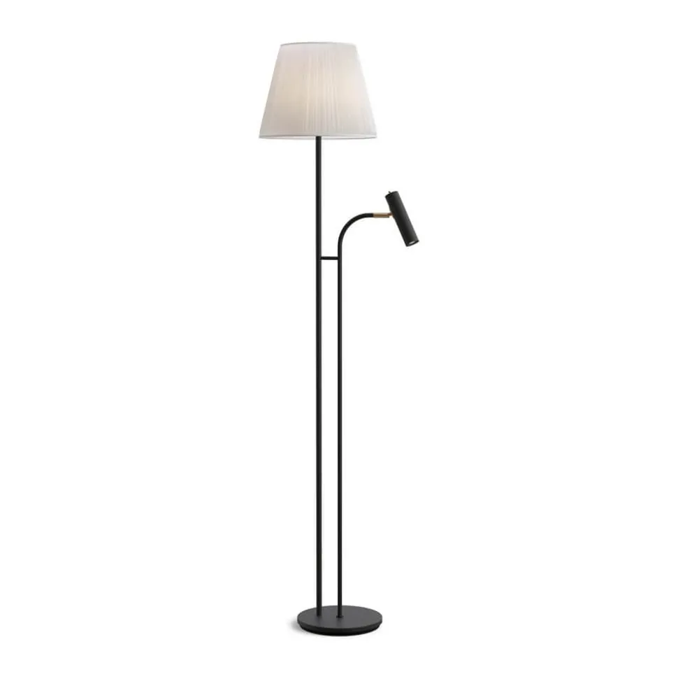 Slender Gulvlampe u. skærm
