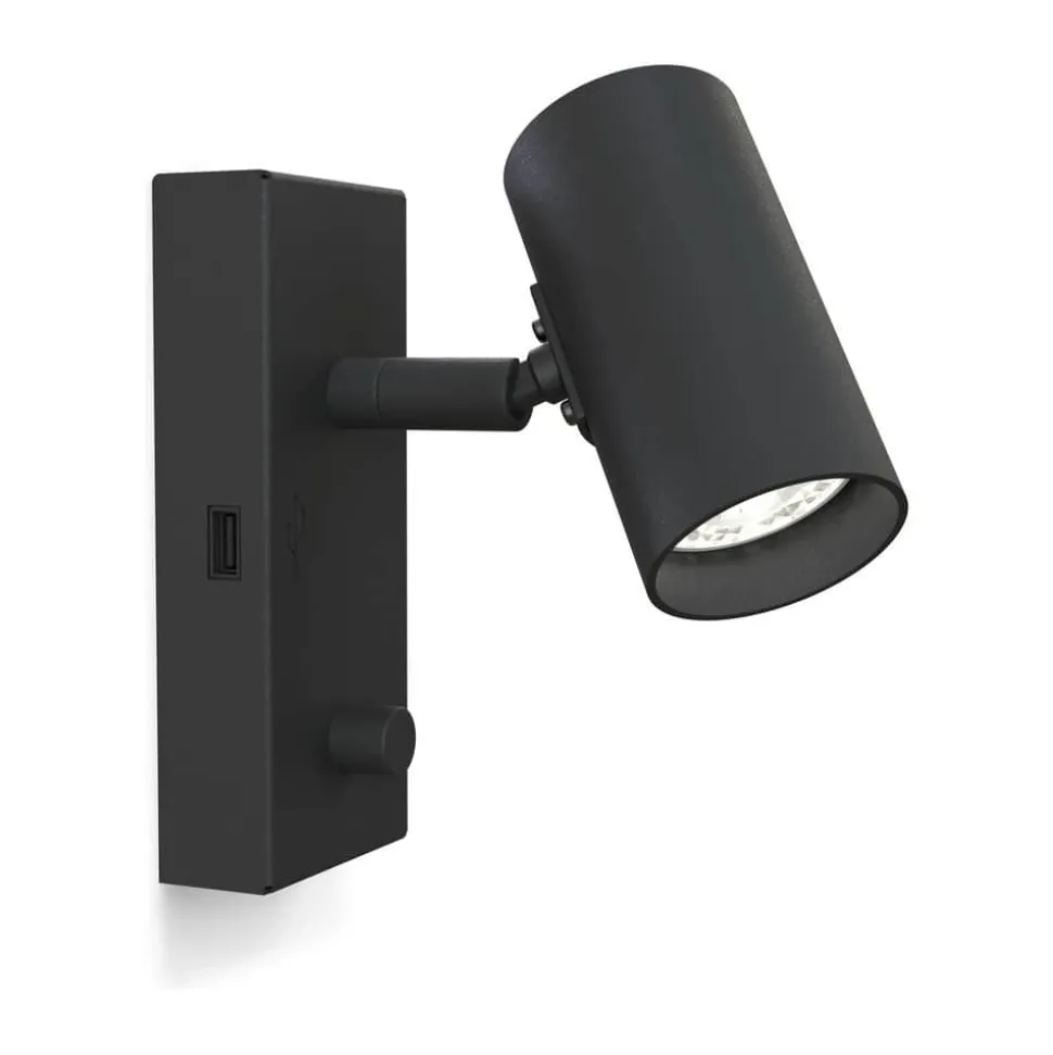 Tyson Væglampe - USB Venstre