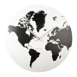 World Map vægur